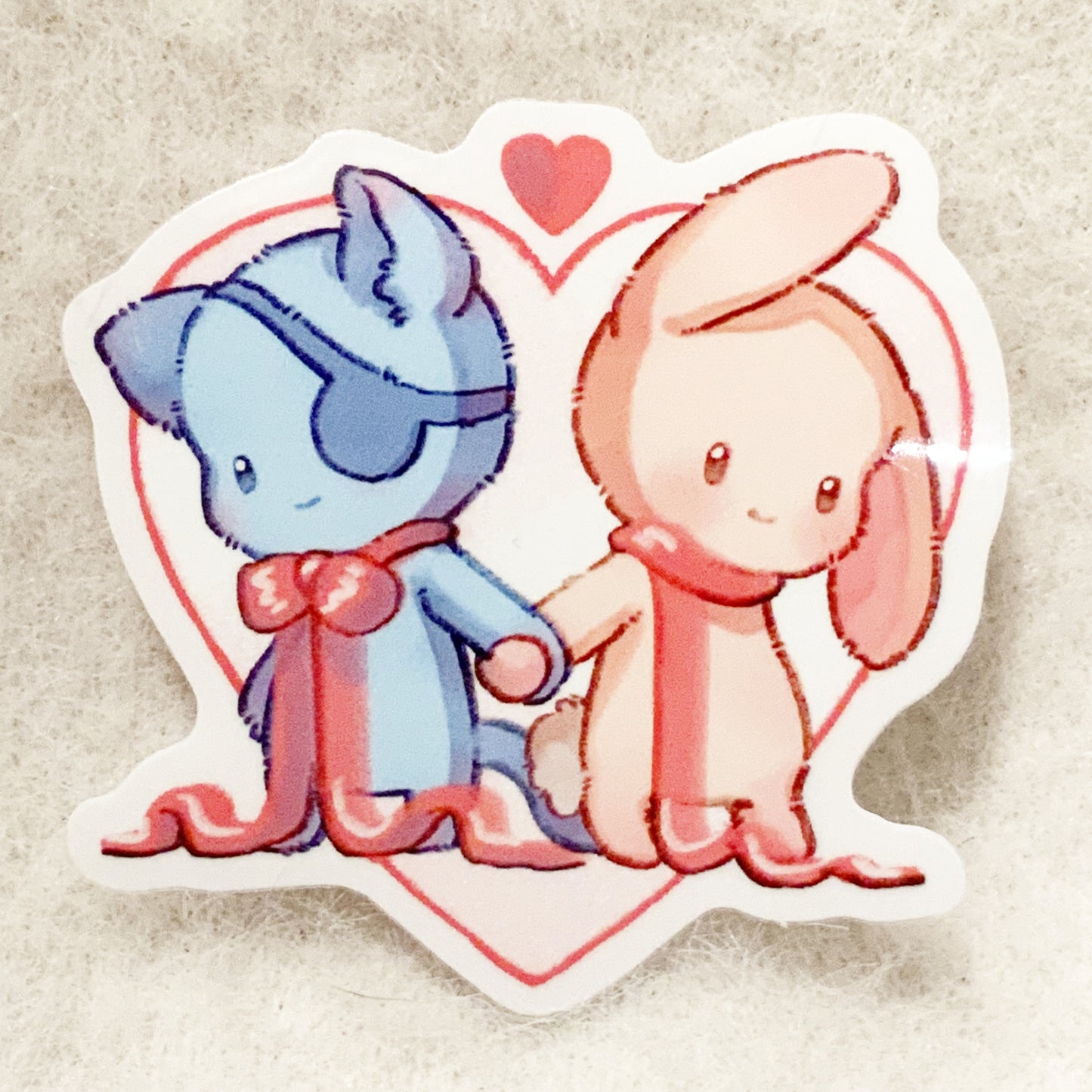 Cute Holding Hands Sticker