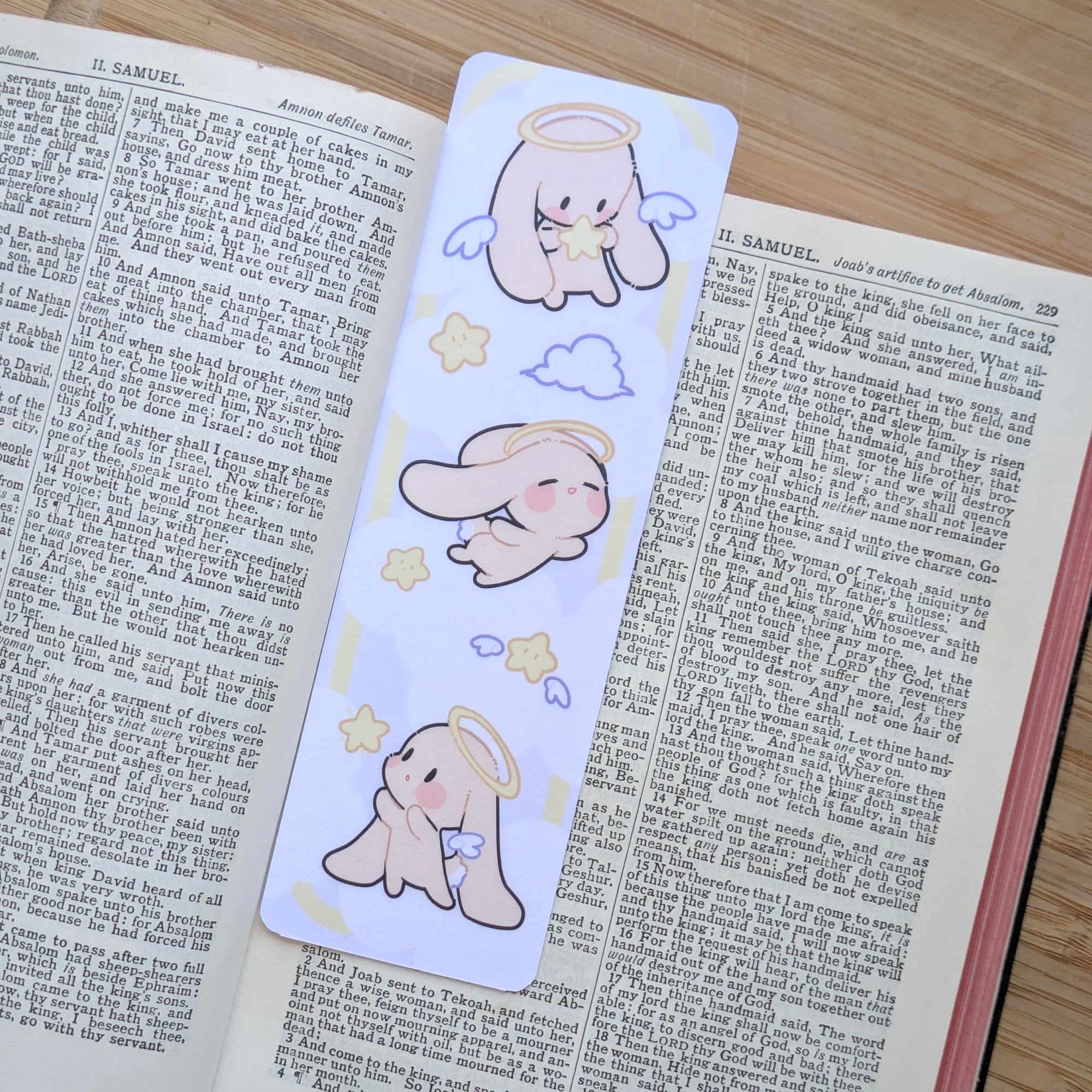 Angel Bun Bookmark – Nyansai