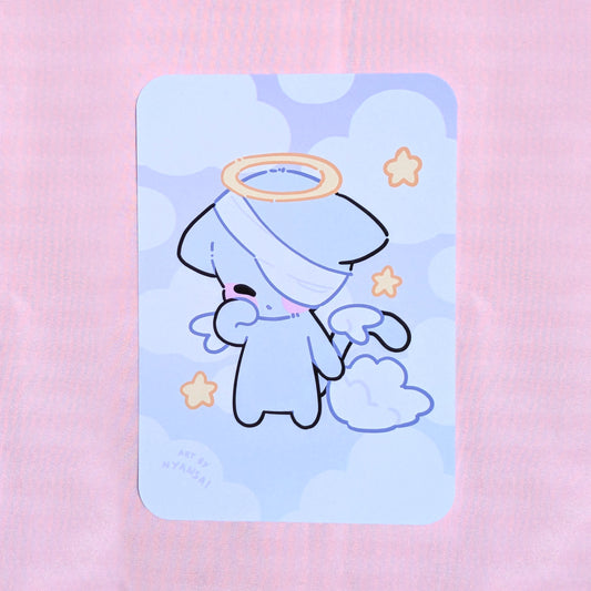 Sleepy Cloud Kitty Print