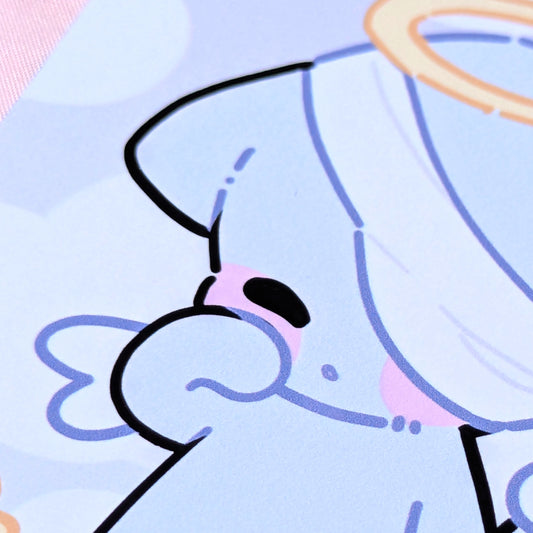 Sleepy Cloud Kitty Print