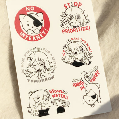 Motivational Sticker Sheet