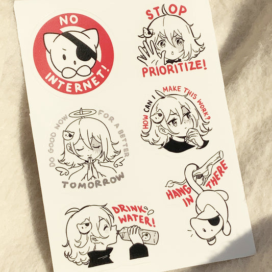 Nyansai Motivational Sticker Sheet