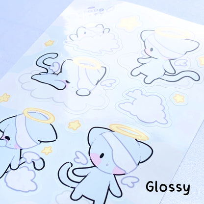 Cloud Kitty Sticker Sheet