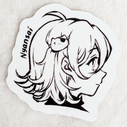 Nyansai Side Profile Sticker